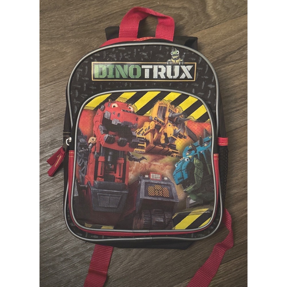 Dinotrux Mini Backpack Ty Rux Construction Dinosaur Toddler School Bag 10"